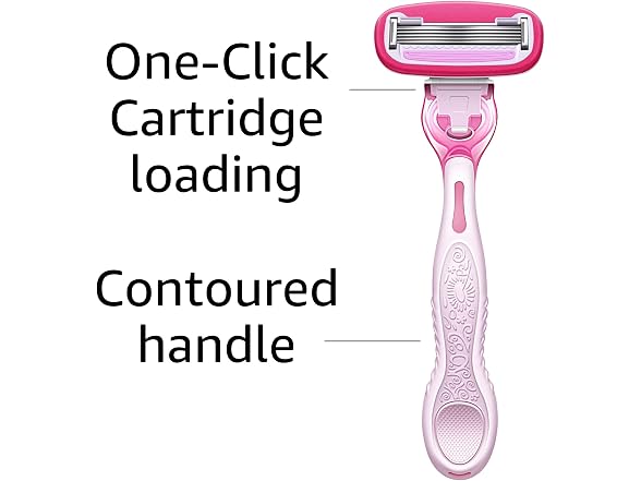 Amazon Basics Womens 5 Blade Razor 12 Cartridges