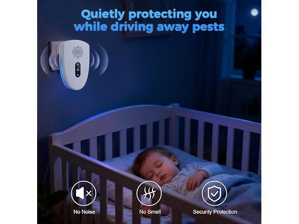 Ultrasonic Pest Repeller, 5 Pack