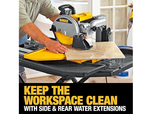 DEWALT D24000S-A  Wet Tile Saw with Stand 10in