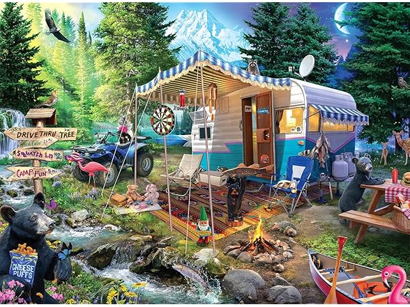 Jeff Haynie - Mountain Retreat - 1000 Piece Jigsaw Puzzle