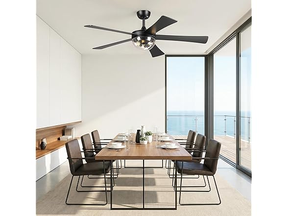 Parrot Uncle F6041 52 Inch Ceiling Fan with Light