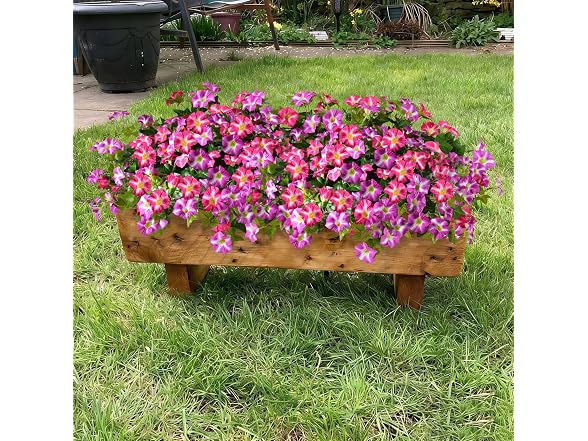 2 Packs Artificial Fake Petunias Flowers for