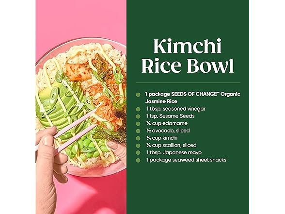 SEEDS OF CHANGE Certified Organic Jasmine Rice