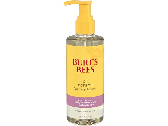 Burts Bees Oil Control Foaming Cleanser 8 oz