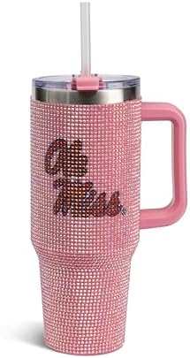 Memory Company NCAA Pink Bling Game Day Drinking Tumbler