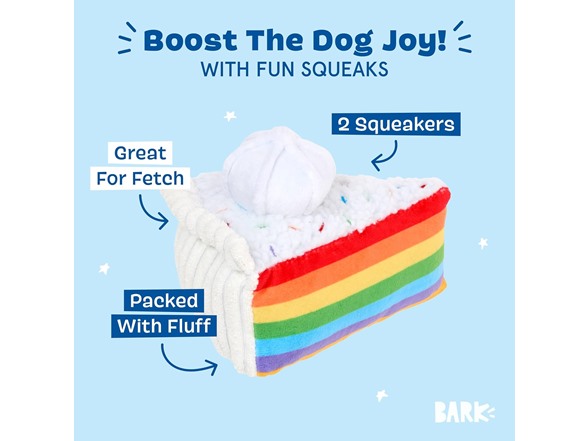 Barkbox Peace of Cake Dog Toy