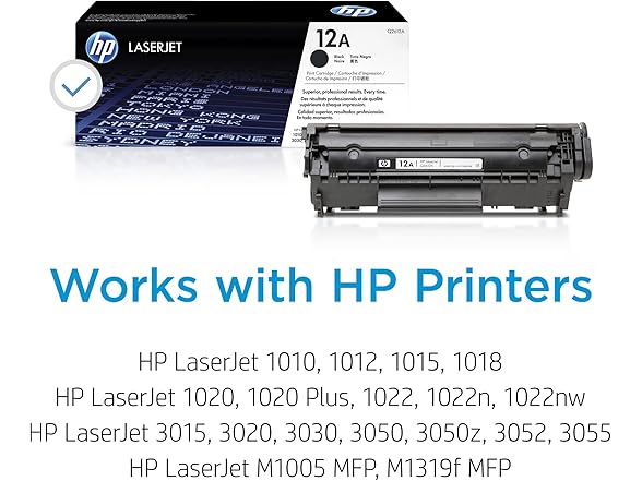 HP Q2612A Toner Cartridge Black