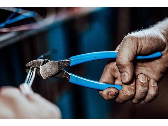Channellock 338 Diagonal Cutting Plier,8" L, Blue