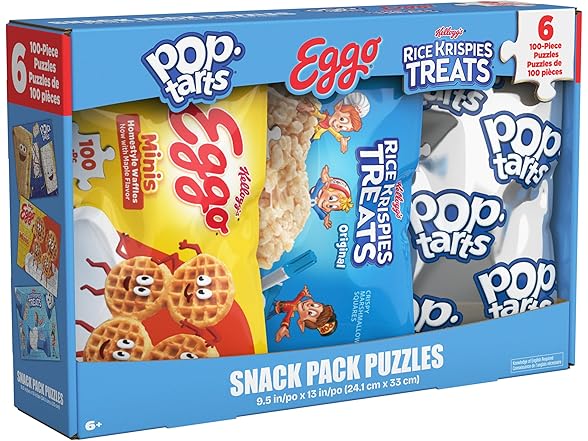Spin Master Games, Snack Puzzles 6-Pack