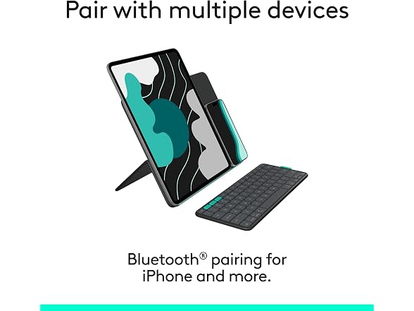 Logitech Flip Folio, Keyboard Case for iPad Pro
