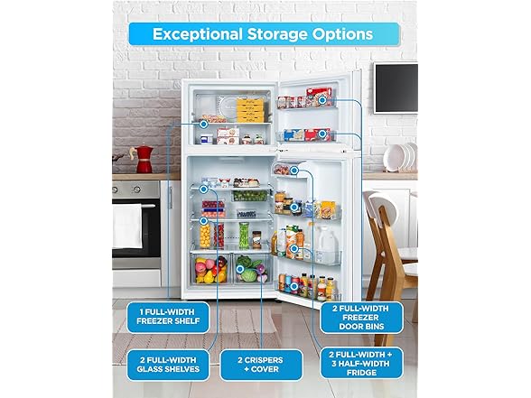 Commercial Cool Top Mount Fridge/Freezer