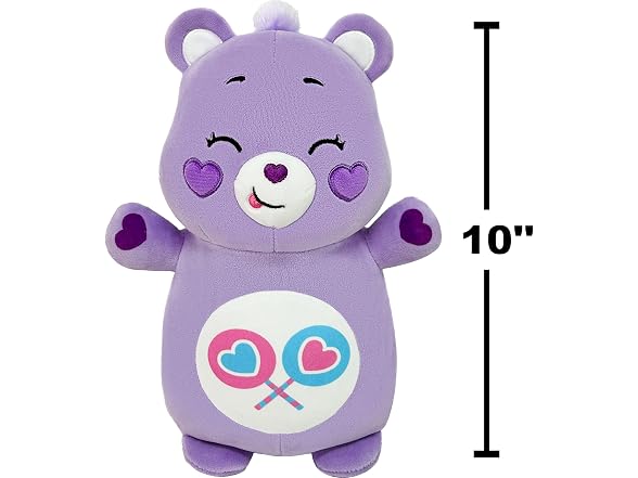 Squishmallows Original Care Bears 10in Share Bear HugMees