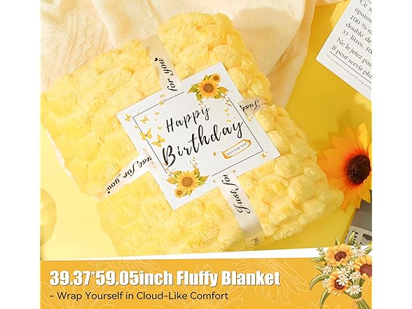 Sunflower Themed Relaxing Spa Gifts for Women