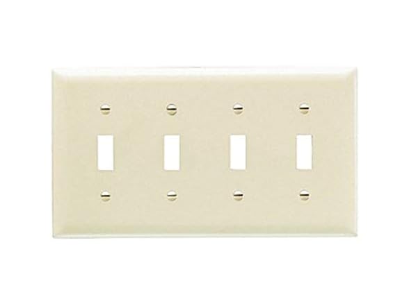Pass & Seymour Pass and Seymour TP4-I Ivory Plate