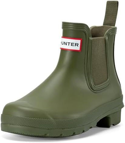 Hunter Women's Original Chelsea Boots, Olive Leaf, 7