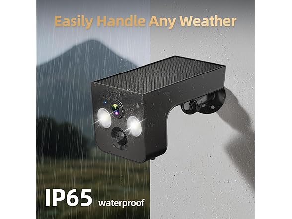 PM POPMAKE Solar Security Camera