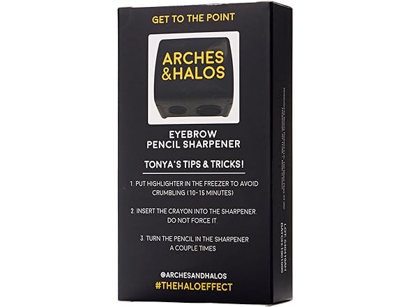 Arches and Halos Eyebrow Pencil Sharpener