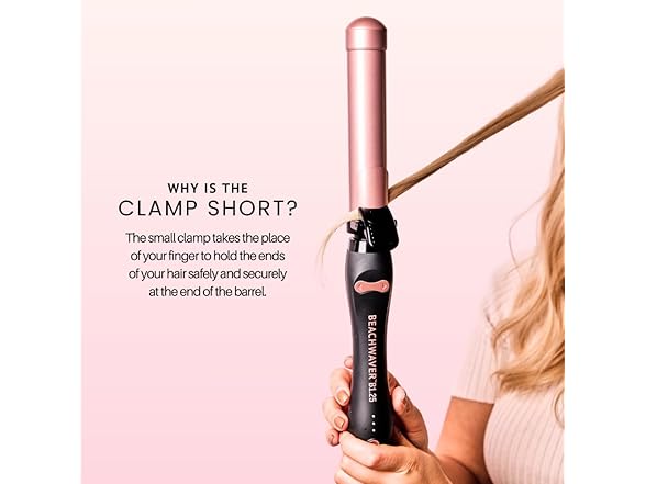 The Beachwaver Co. Beachwaver B1 Rotating Curling Iron - Red Glitter |