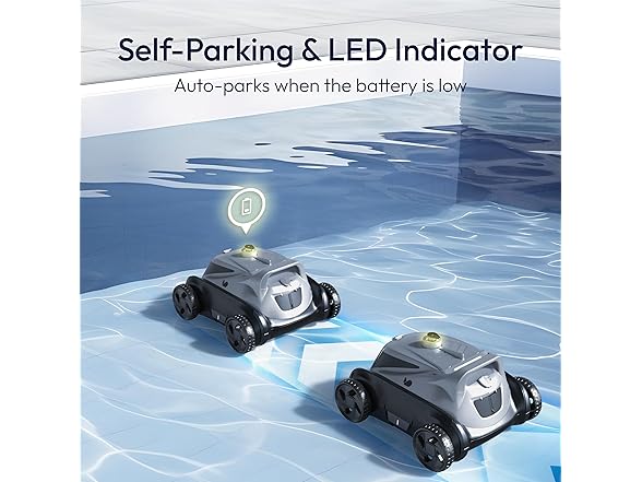 2024 Upgraded BUBLUE Bubot 500P Cordless Robotic Pool Cleane (Open Box)