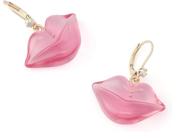 Betsey Johnson Sweetheart Drop Earrings