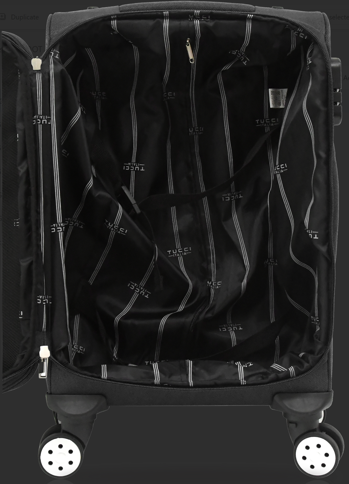 TUCCI Italy TURISTA 3Pc (20", 28", 32") Softside Luggage Set - Gallery 11