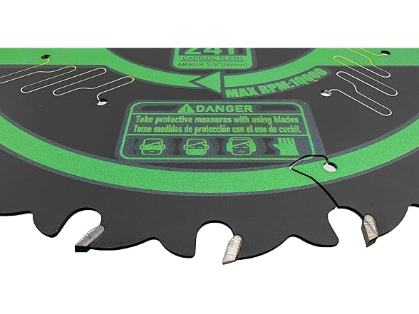 7-1/4" 24T Circular Saw Blade Teflon