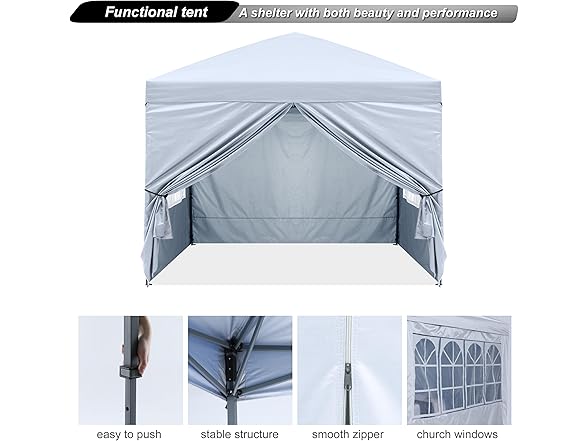 ABCCANOPY 10X10 Pop Up Canopy Tent