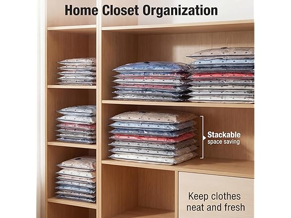 2x17L 11-Pack Travel Vacuum Bags