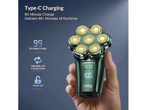 HiBig Head Shavers for Bald Men