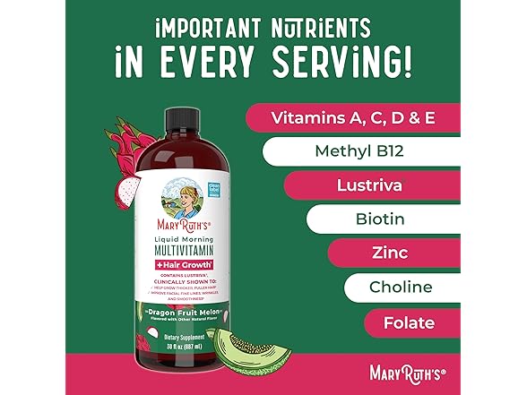 MaryRuth Organics Hair Growth Vitamin 30oz
