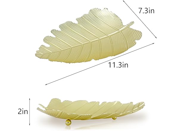 Gold Iron Decorative Small Storage Tray