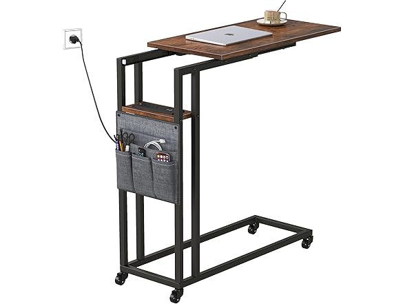 Tatub Rolling Bedside Table