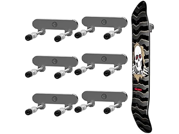 ezbnb 6 Pack Skateboard Wall Mount