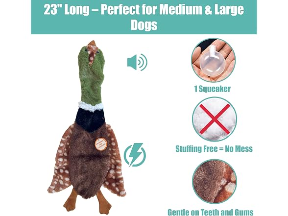 SPOT Skinneeez Crinklers Bird- Stuffing-Free
