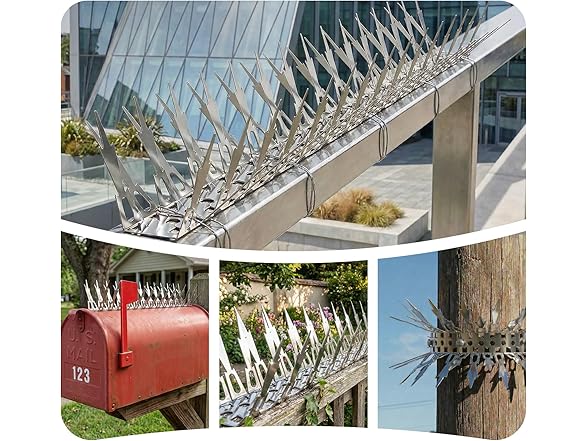 OFFO Stainless Steel Bird Spikes 10FT