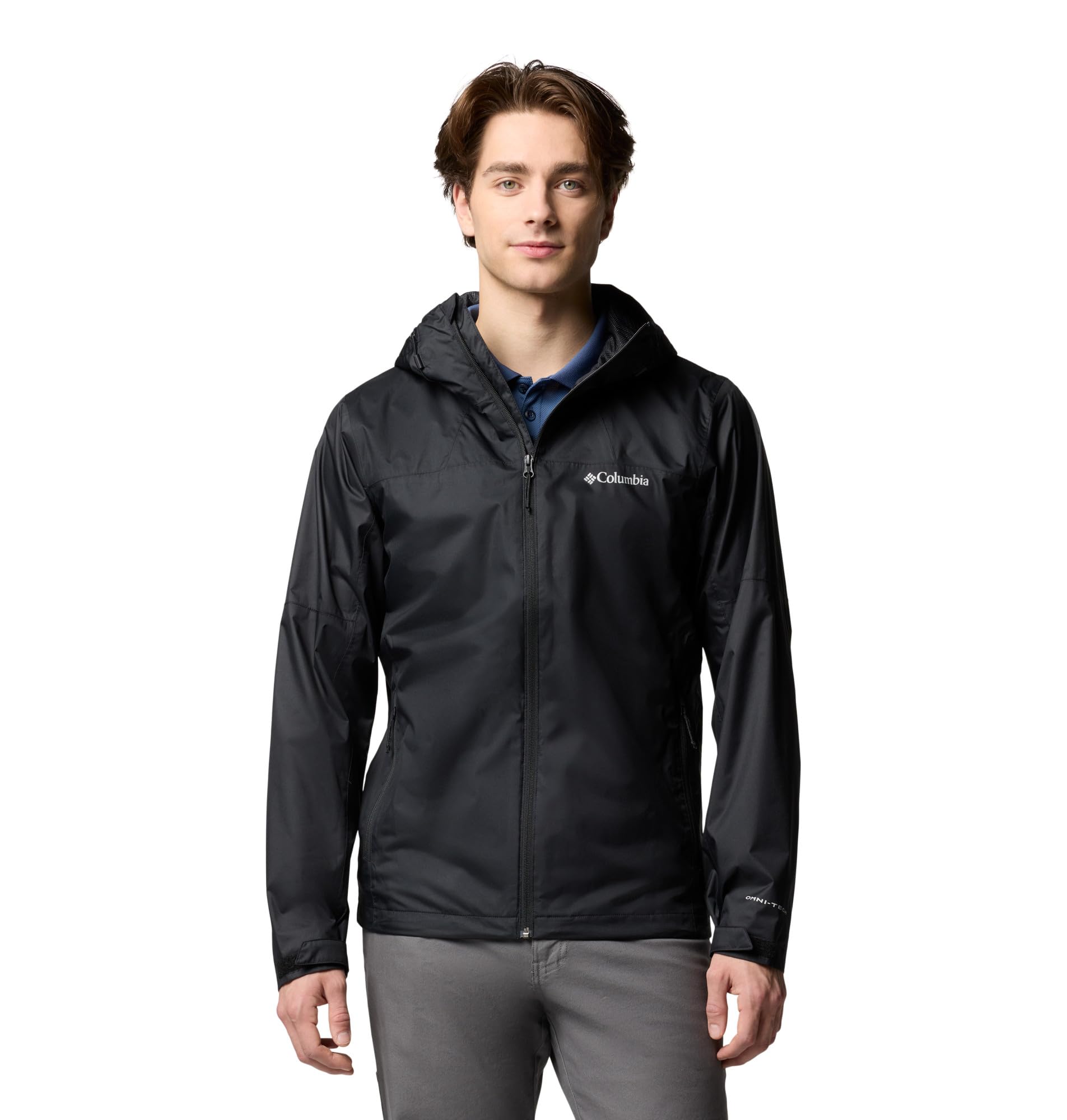 Columbia Mens Inner Limits III WP Rain Jacket - Gallery 2