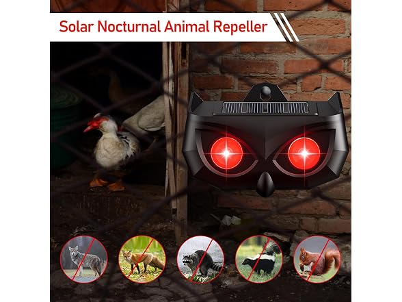 Solar Animal Repeller, 4 Pack