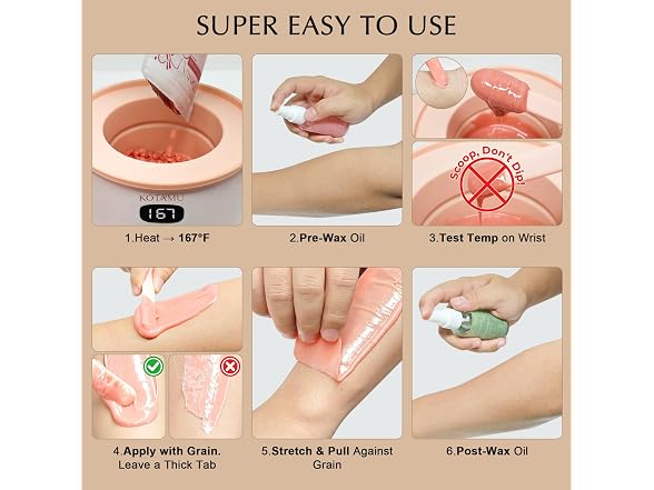 KOTAMU | Waxing Kit for Women & Men
