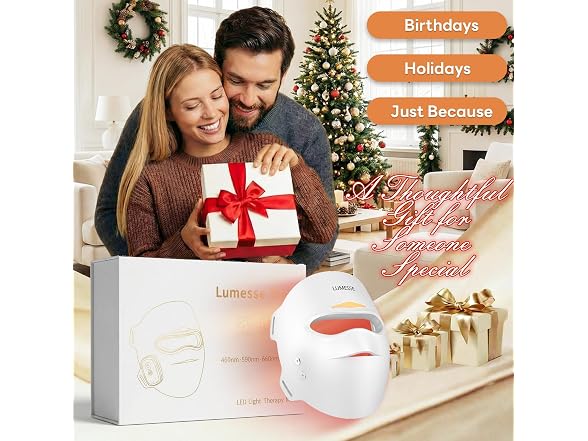 Lumesse Red Light Therapy Mask - White
