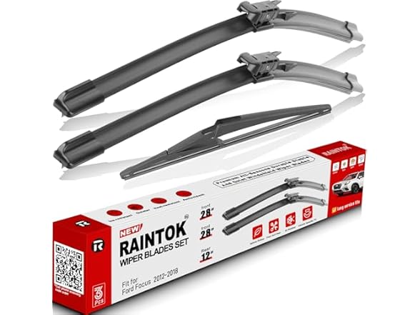 RAINTOK Wiper Replacement - Ford Focus 3pk