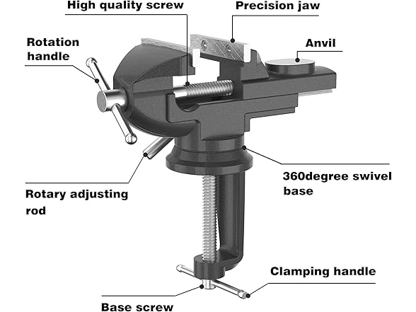 Shangyoyi Portable Vise Clamp On