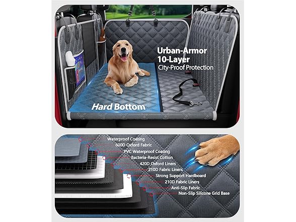 PetGenie Large Dog Car Seat Cover