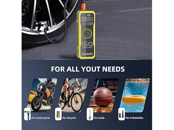 Digital Tire Air Pump