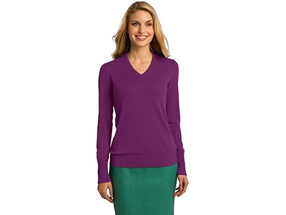 Port Authority Women (L) Easy Care V-Neck Sweater