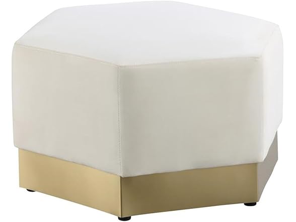 Marquis Velvet Upholstered Ottoman