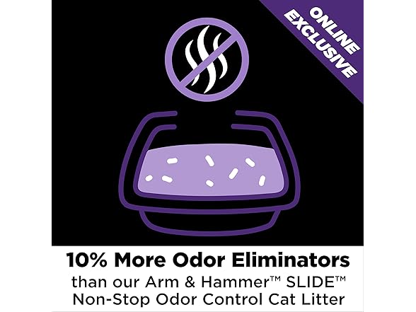 ARM & HAMMER Clump & Seal SLIDE Platinum Litter
