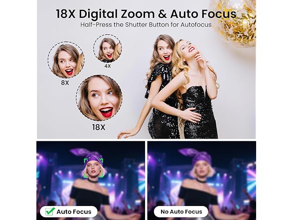 DIGIERA C2D 4K Digital Camera 64MP Zoom
