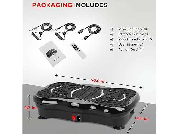 FAHKNS Vibration Plate Exercise Machine