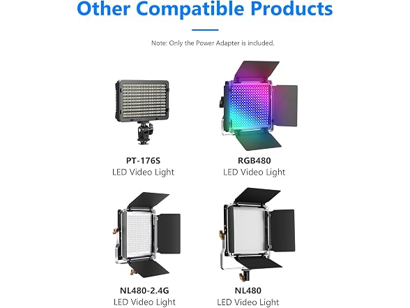 NEEWER AC 100-240V to DC 12V 5A 60W