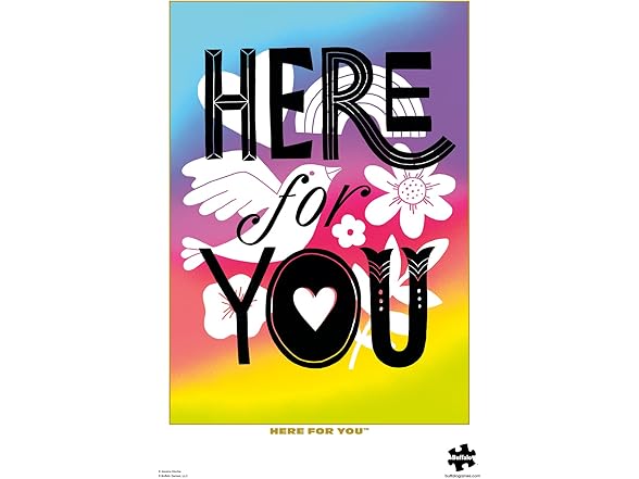 Gold - Here for You - 300 Large Piece Jigsaw Puzzle
